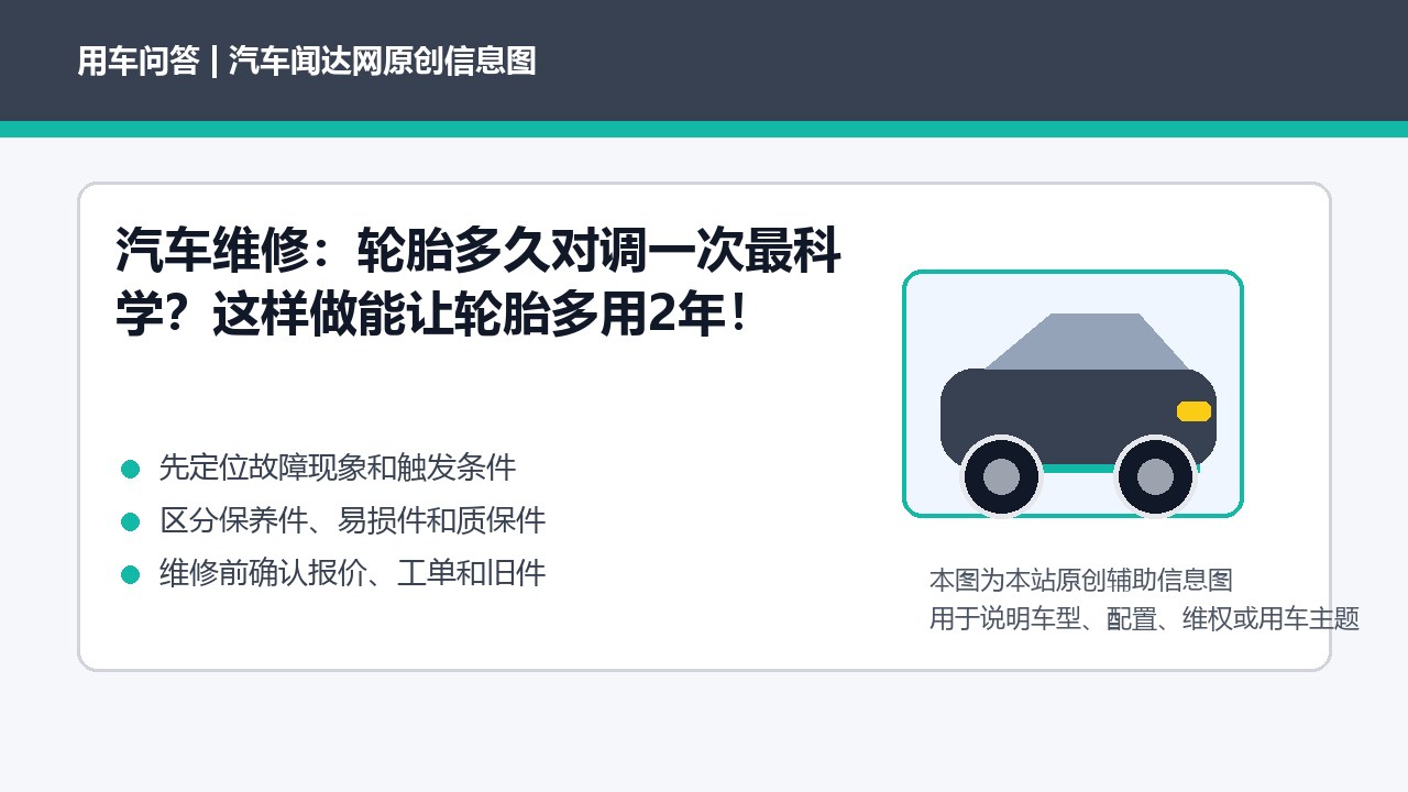 汽车维修：轮胎多久对调一次最科学？这样做能让轮胎多用2年！