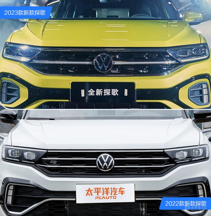 探歌尾灯夜间点亮效果，展示贯穿式灯带和流水转向灯