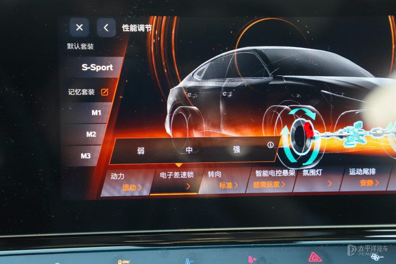 MG7中控屏幕显示NGP领航辅助驾驶界面，包含导航和道路信息