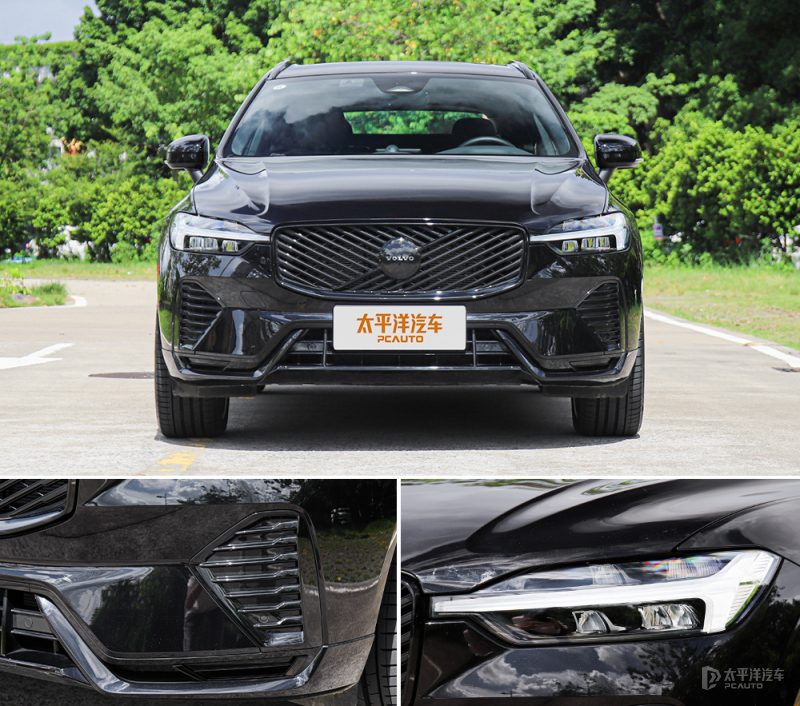 2026款沃尔沃XC60发动机舱实拍，展示B5动力总成与48V轻混系统布局