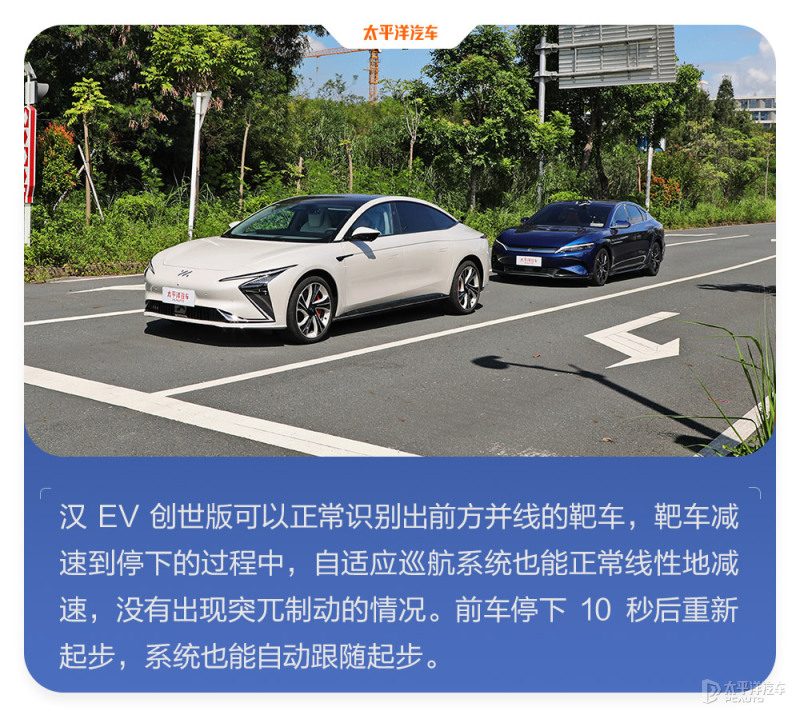 测试车在高速公路上进行智能领航测试，前方道路清晰可见