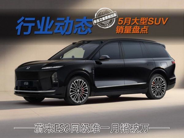 5月大型SUV销量盘点 榜单前十竟有四台是蔚来！